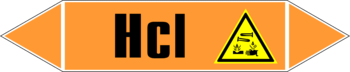 Маркировка трубопровода "hcl" (k11, пленка, 716х148 мм)" - Маркировка трубопроводов - Маркировки трубопроводов "КИСЛОТА" - Магазин охраны труда ИЗО Стиль