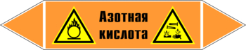 Маркировка трубопровода "азотная кислота" (k21, пленка, 252х52 мм)" - Маркировка трубопроводов - Маркировки трубопроводов "КИСЛОТА" - Магазин охраны труда ИЗО Стиль